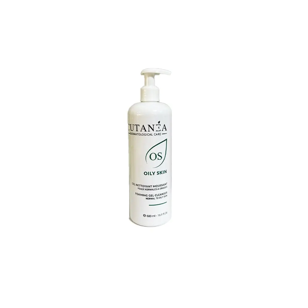 CUTANEA OS OILY SKIN Gel Nettoyant Moussant 500ml