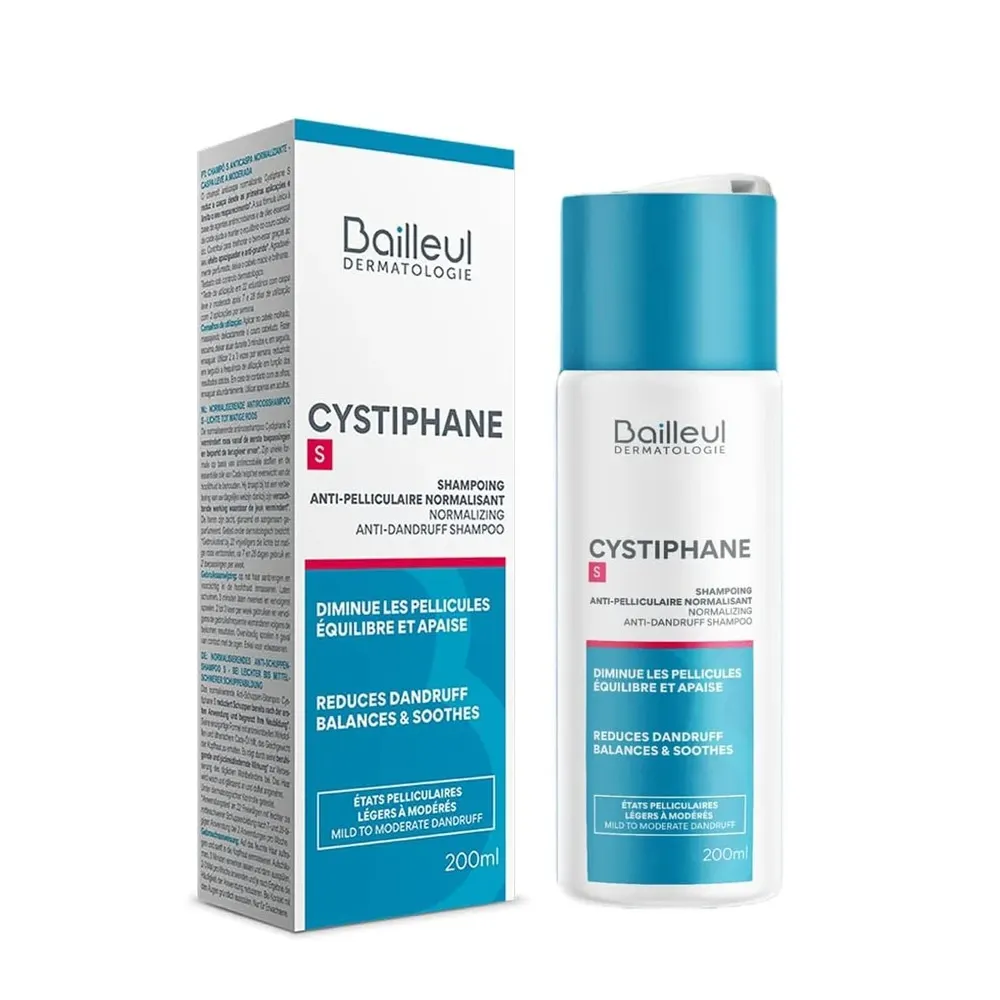 Cystiphane Shampoing Anti Pelliculaire Normalisant 200ml