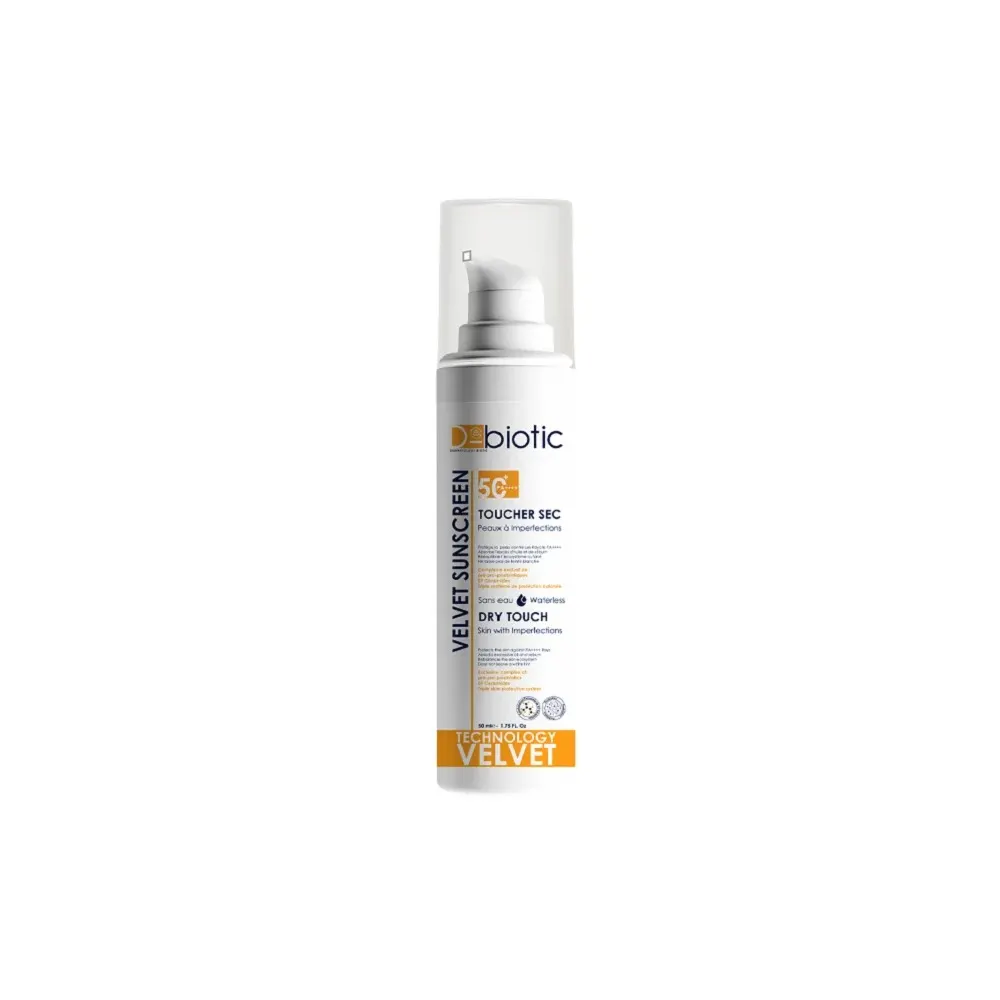 D-BIOTIC Velvet Toucher Sec Peaux à Imperfections 50ml = Gourde OFFERTE