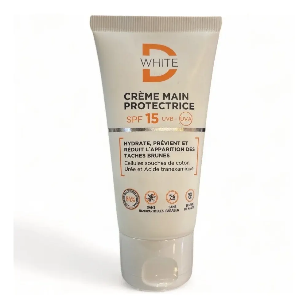 D-White كريم واقي لليدين SPF15 | 50 مل