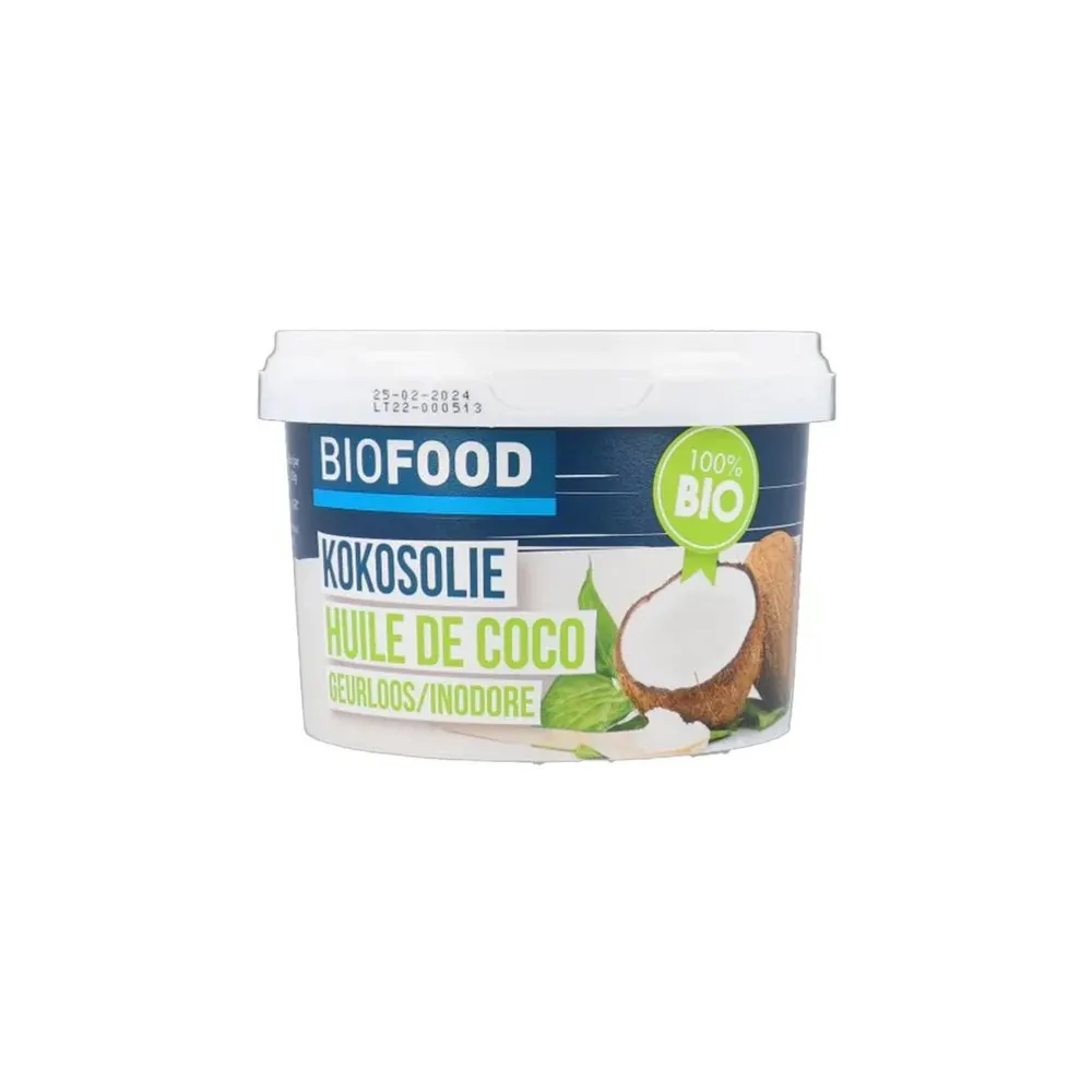 Damhert BIOFOOD KOKOSOLIE HUILE DE COCO INODORE 500 ML