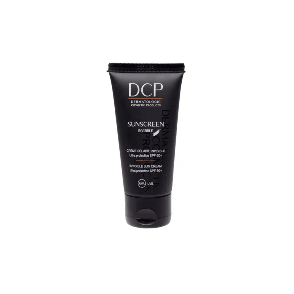 DCP Sunscreen كريم واقي من الشمس غير مرئي حماية قصوى SPF 50+ 50 مل = حقيبة هدية