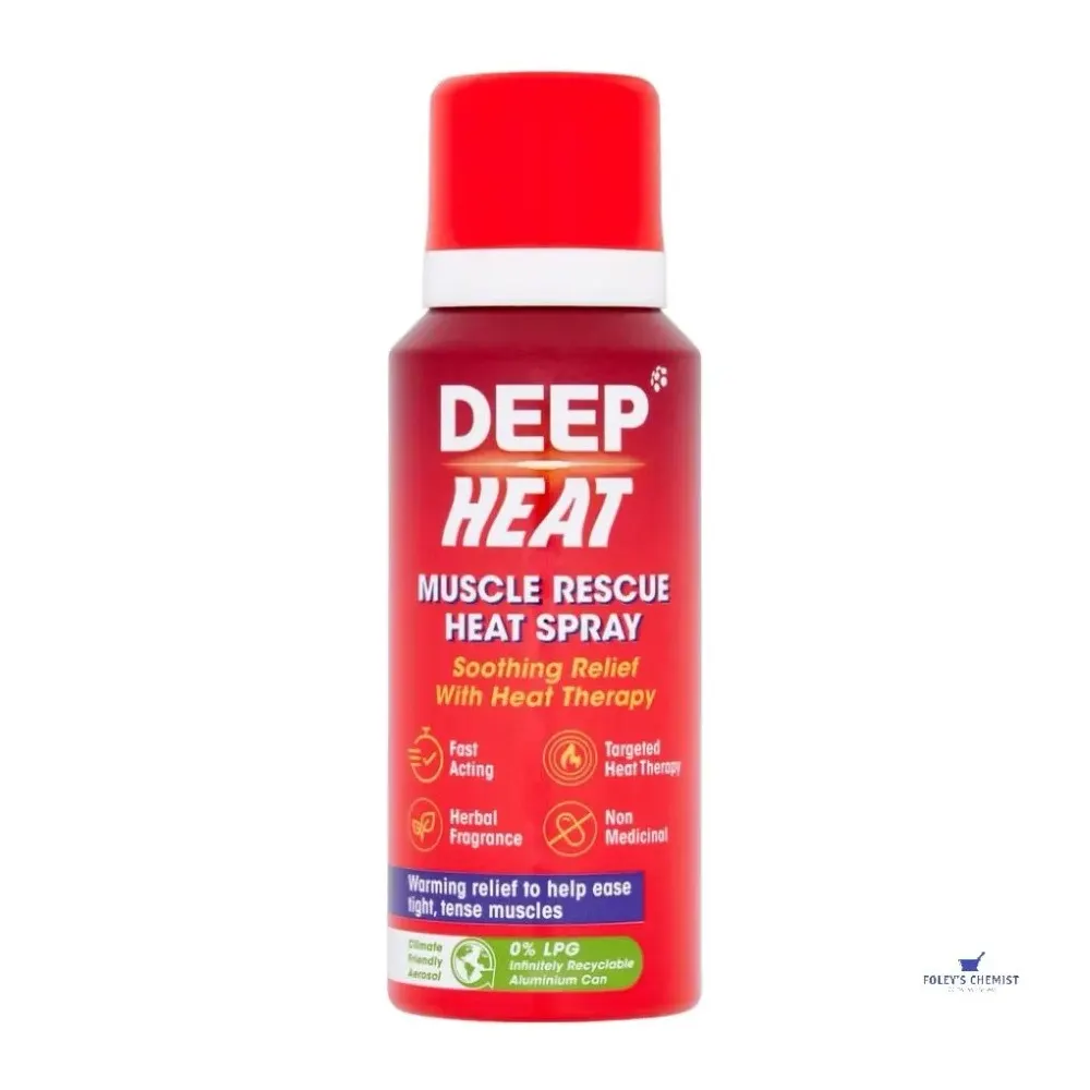Deep Freeze Deep Heat Muscle Rescue بخاخ حراري 72.5 مل