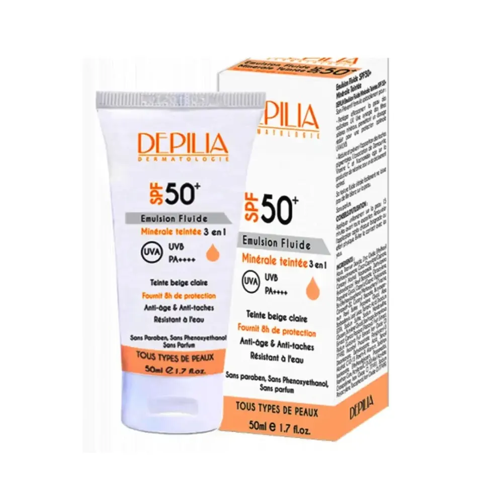 Depilia Écran Solaire Invisible 50+