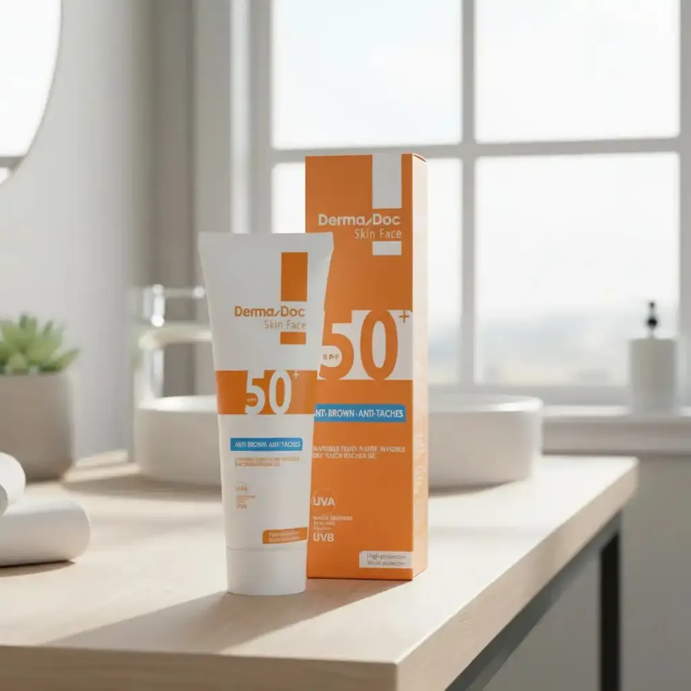 DermaDoc Skin Face واقي شمسي غير مرئي ضد البقع SPF50 – 50 مل