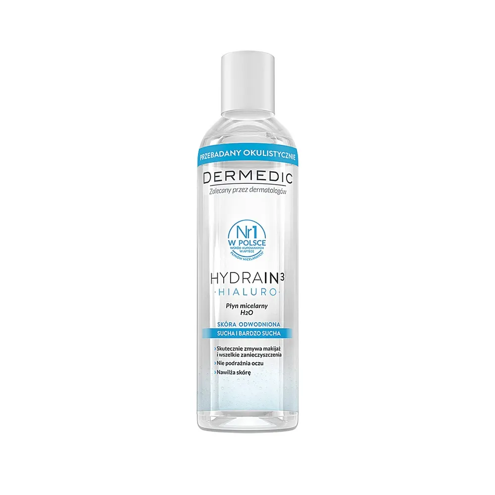 Dermedic Hydrain3 hialuro eau micellaire 200ml