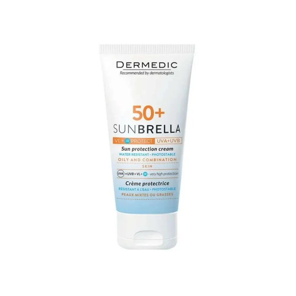 DERMEDIC SUNBRELLA 50+ PEAUX MIXTE A GRASSE 50 ML