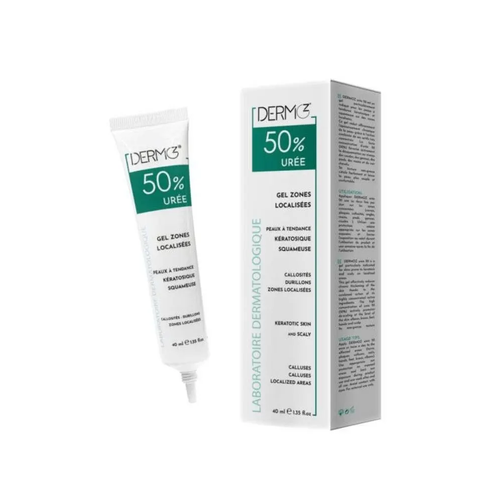 DERMO Z 50% UREE GEL ZONES LOCALISEES 40 ML