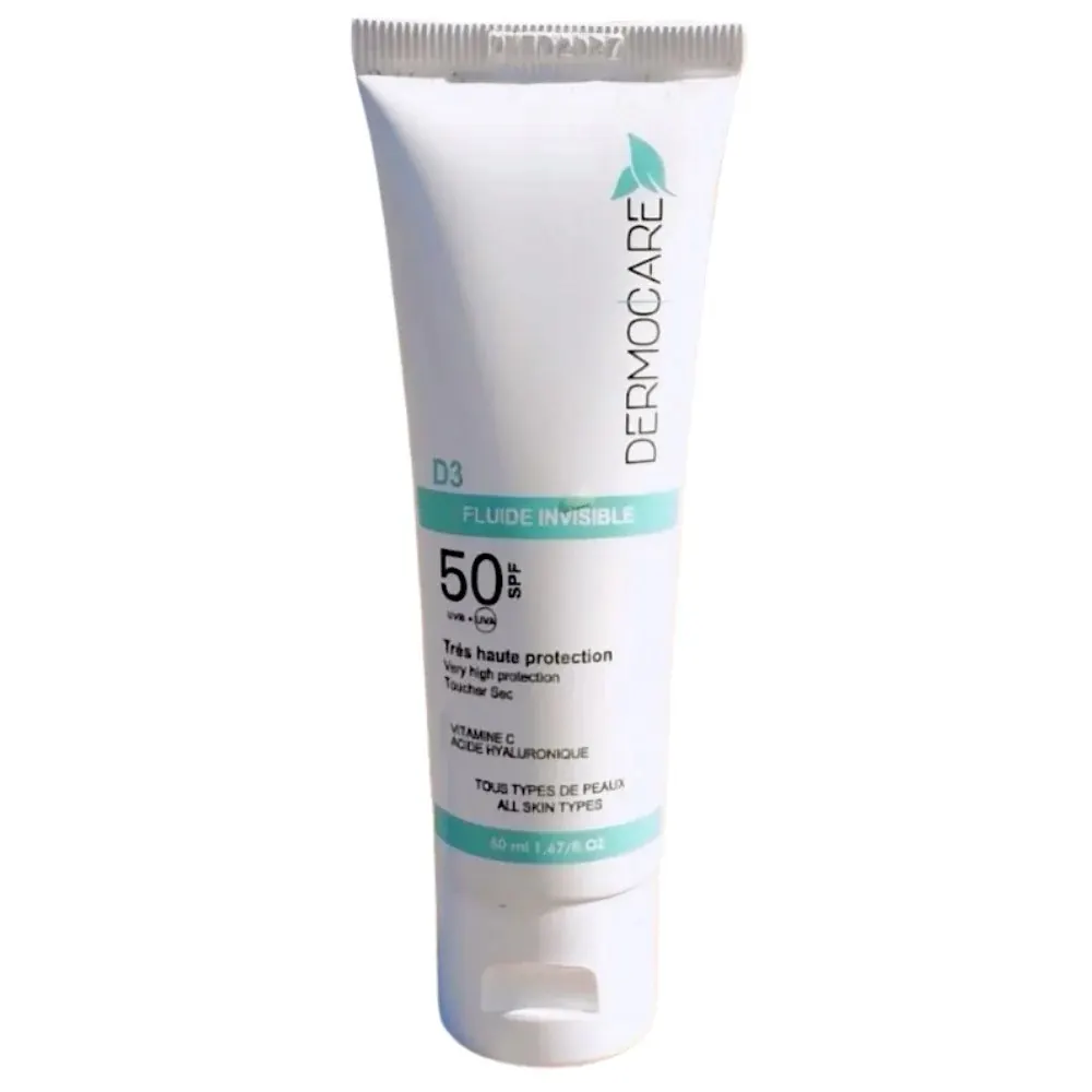 Dermocare D3 واقي شمسي غير مرئي سائل SPF50 – 50 مل