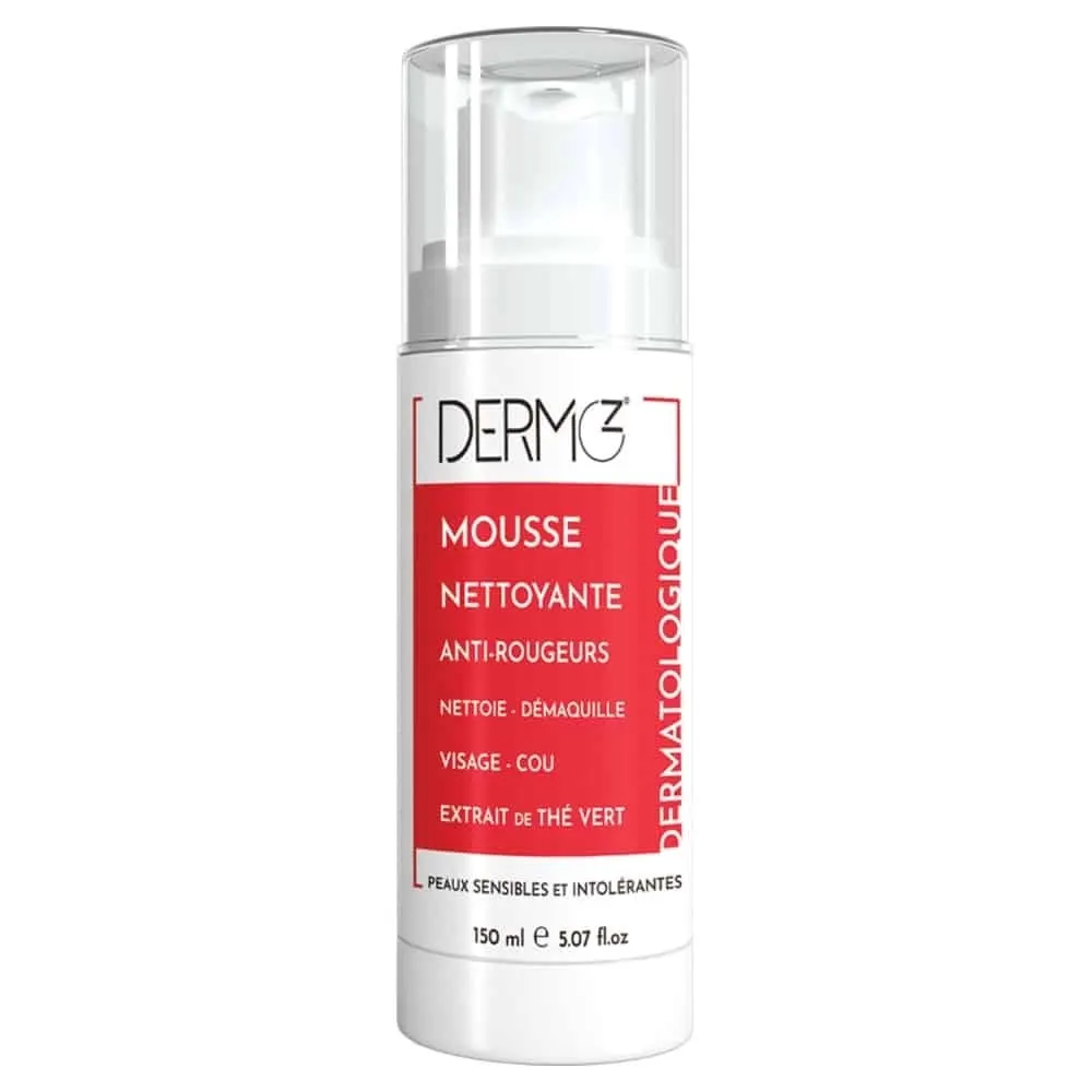 DermoZ Mousse Nettoyante Anti-Rougeurs Démaquillante 150ml