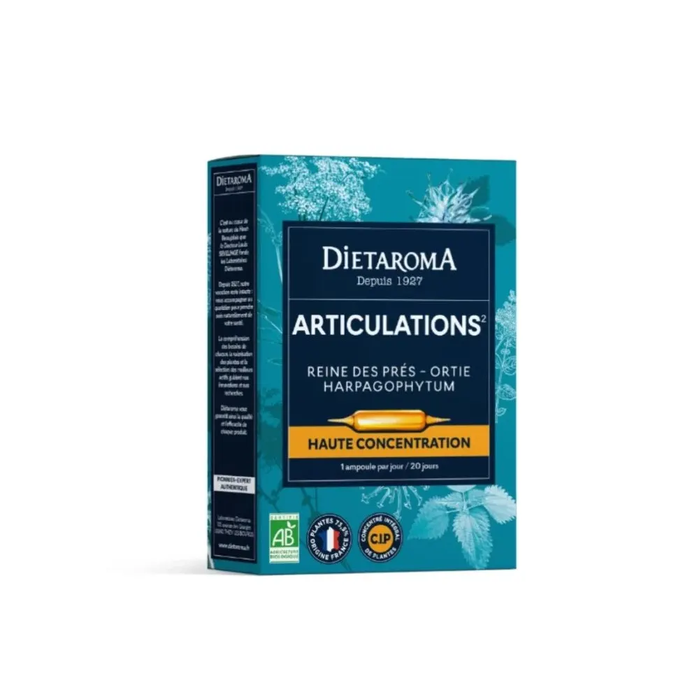 DIETAROMA C.I.P. ARTICULATIONS* Reine des Prés, Ortie, Harpagophytum 20