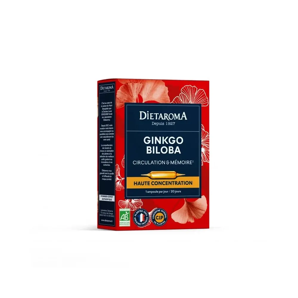 Dietaroma C.I.P. Ginkgo Biloba 20 أمبولة