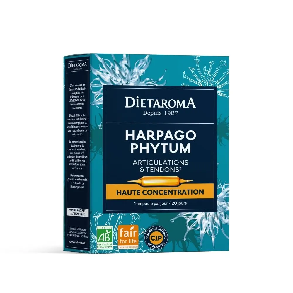 Dietaroma C.I.P. Harpagophytum عضوي 20 أمبولة
