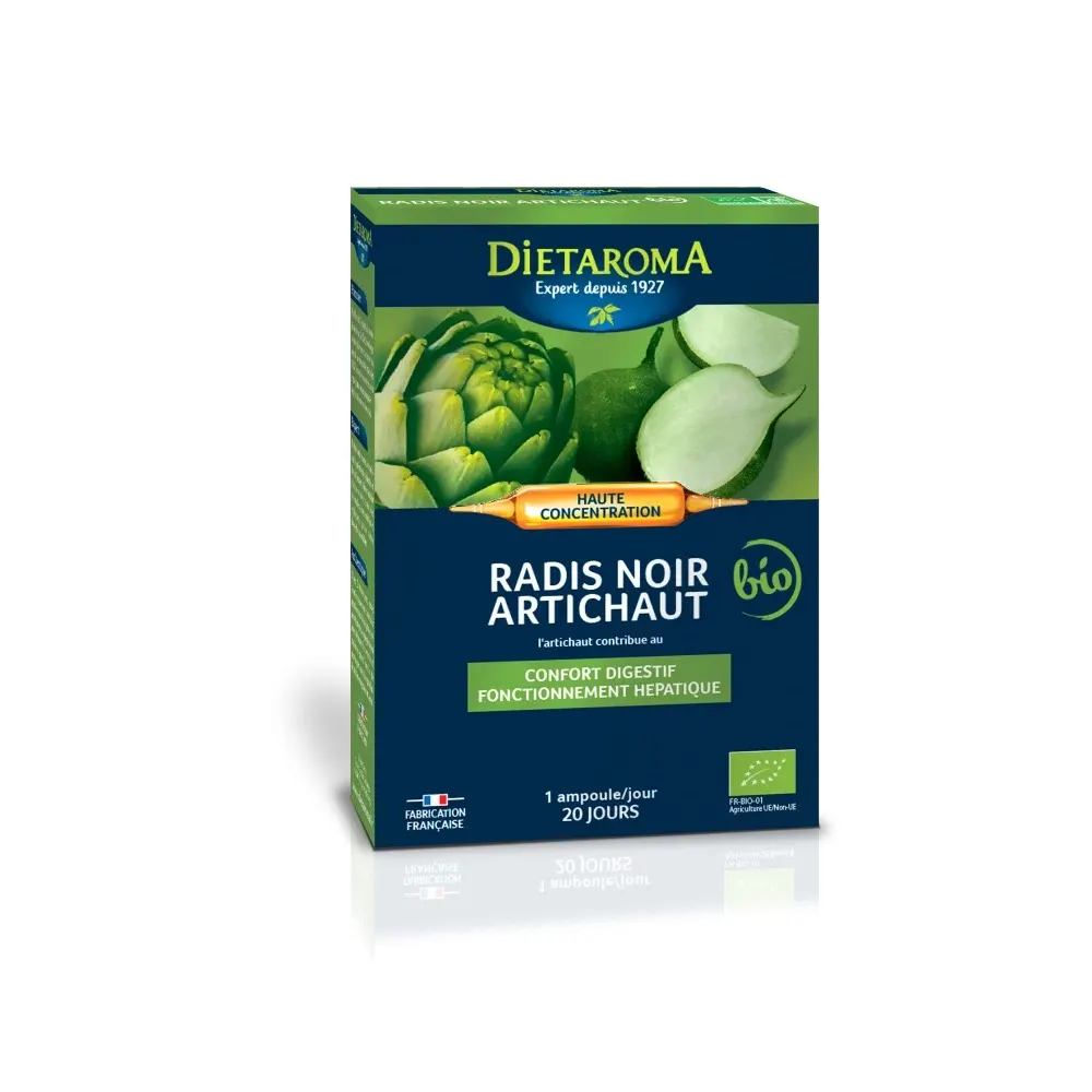 DIETAROMA C.I.P. Radis noir artichaut bio 20 ampoules