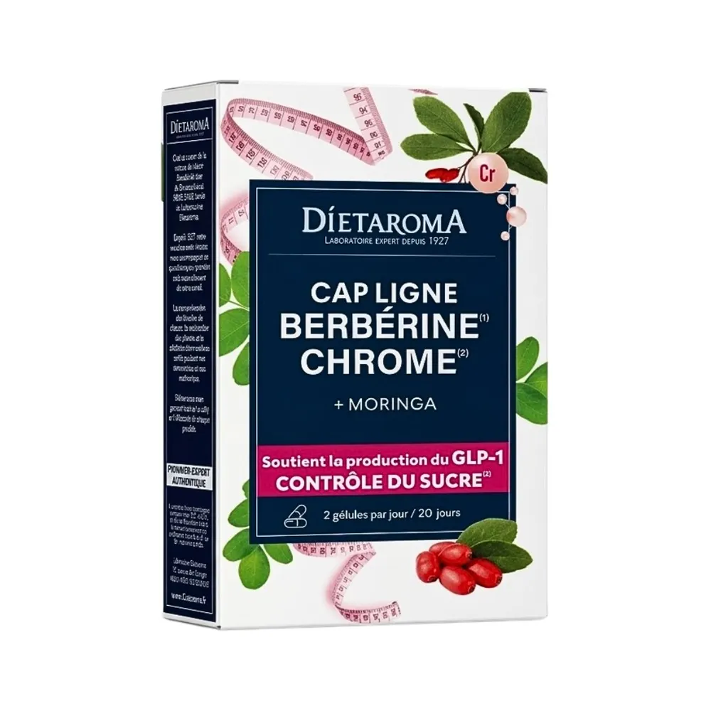 Dietaroma Cap Ligne Berberine Chrome 40 كبسولة