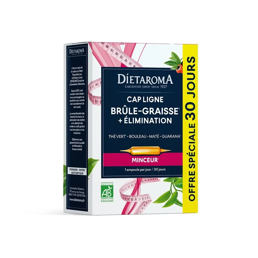 Dietaroma Capligne حارق للدهون + تخلص 30 أمبولة