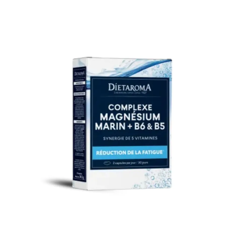 Dietaroma مركب المغنيزيوم البحري + B6 و B5 60 كبسولة