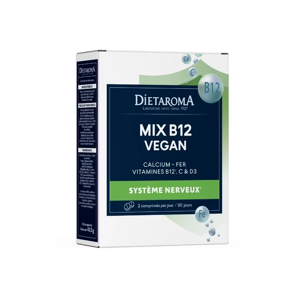 DIETAROMA MIX B12 VEGAN 60 comprimés