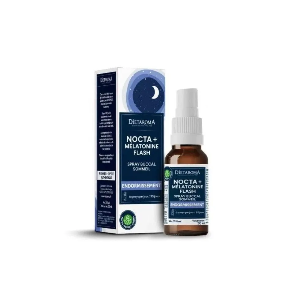 Dietaroma Nocta + ميلاتونين Flash (بخاخ) 30 مل