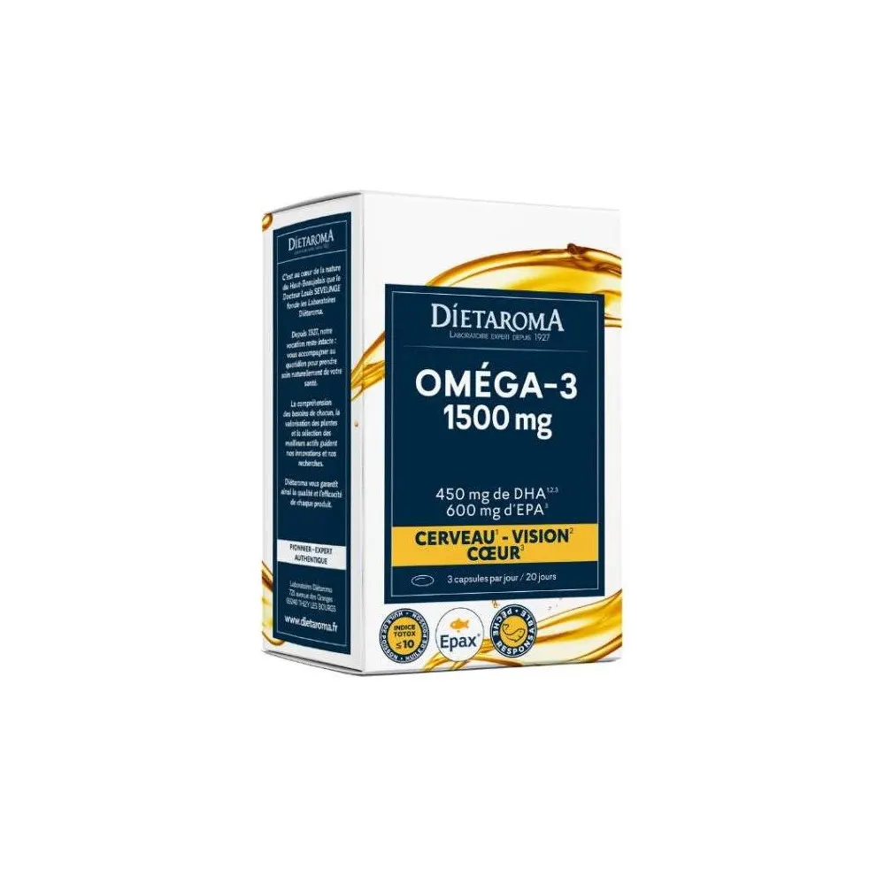 DIETAROMA OMEGA 3 1500 MG 60 CAPSULES