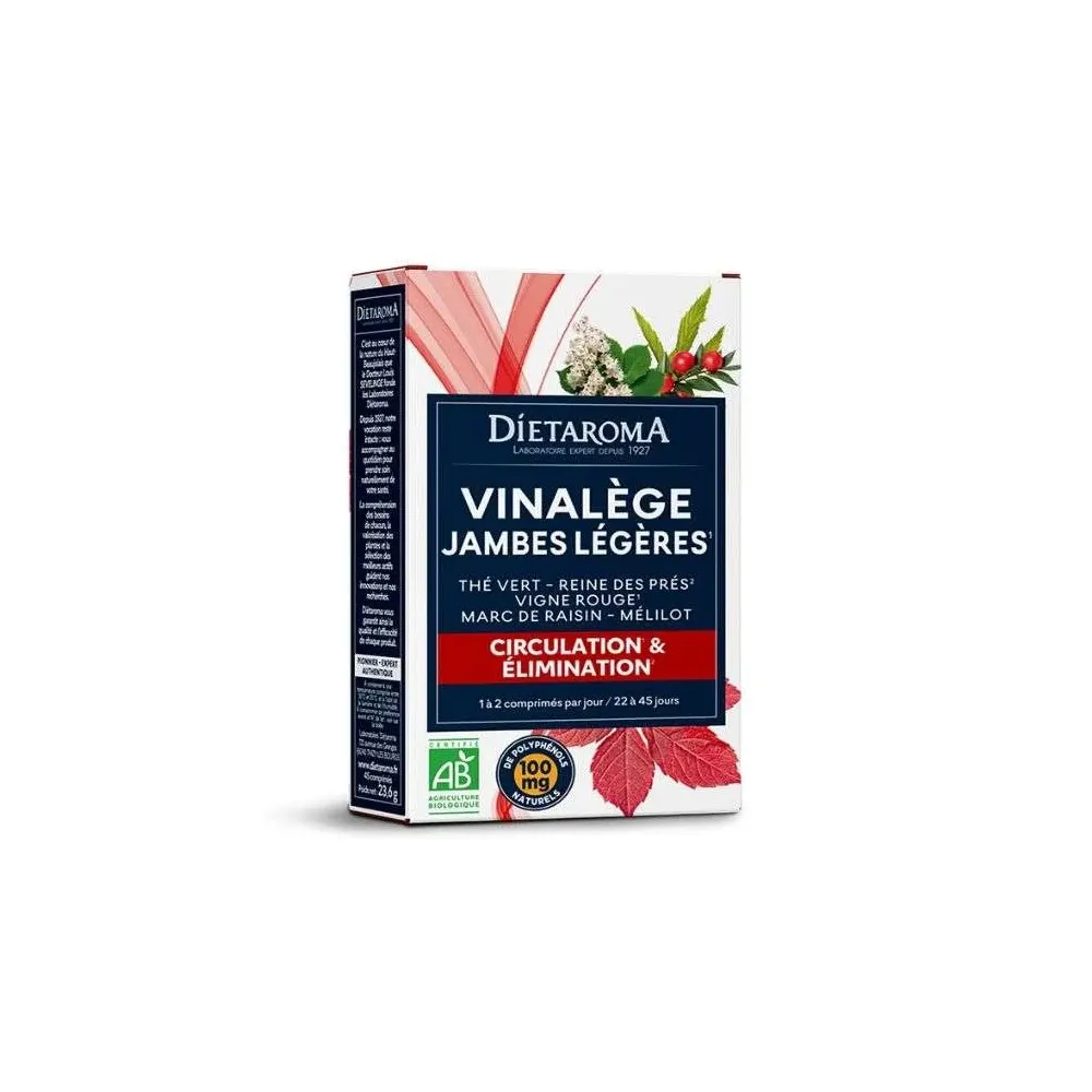 Dietaroma Vinalège أرجل خفيفة 20 أمبولة