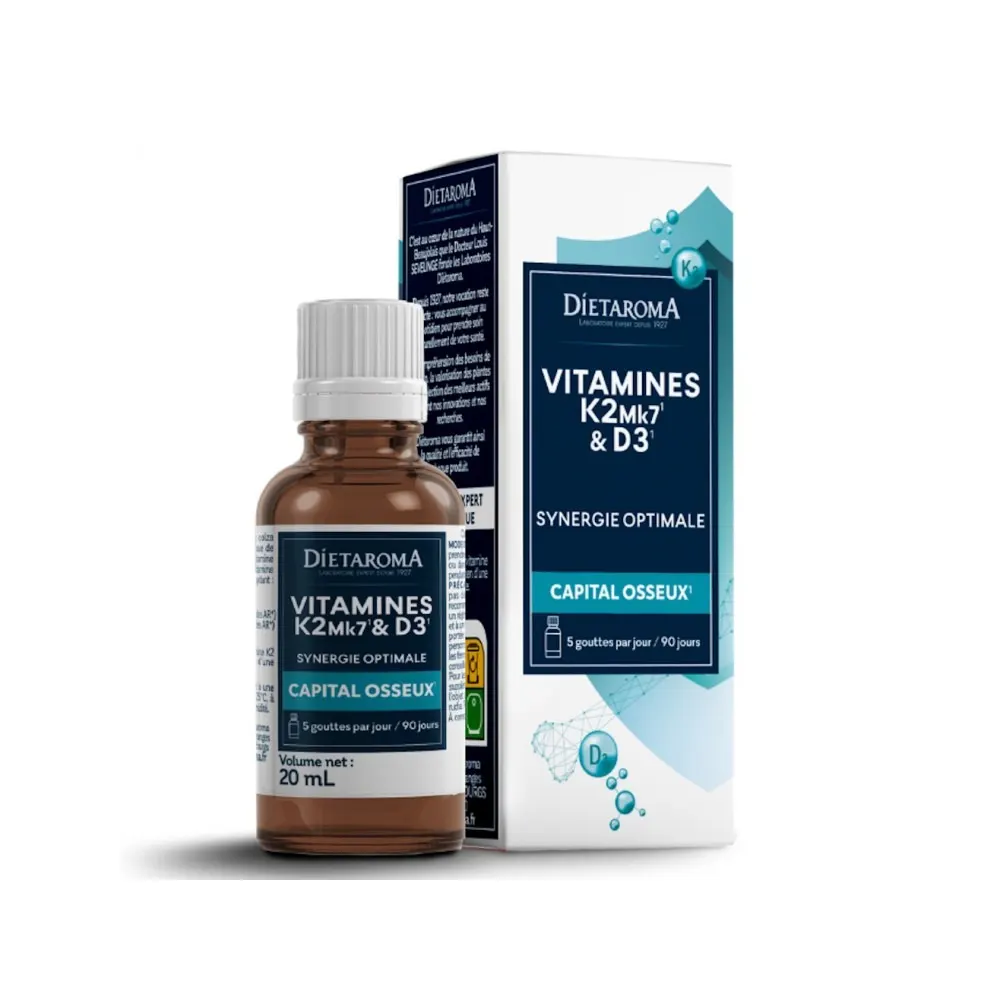 Dietaroma فيتامينات K2 MK7 و D3 20 مل