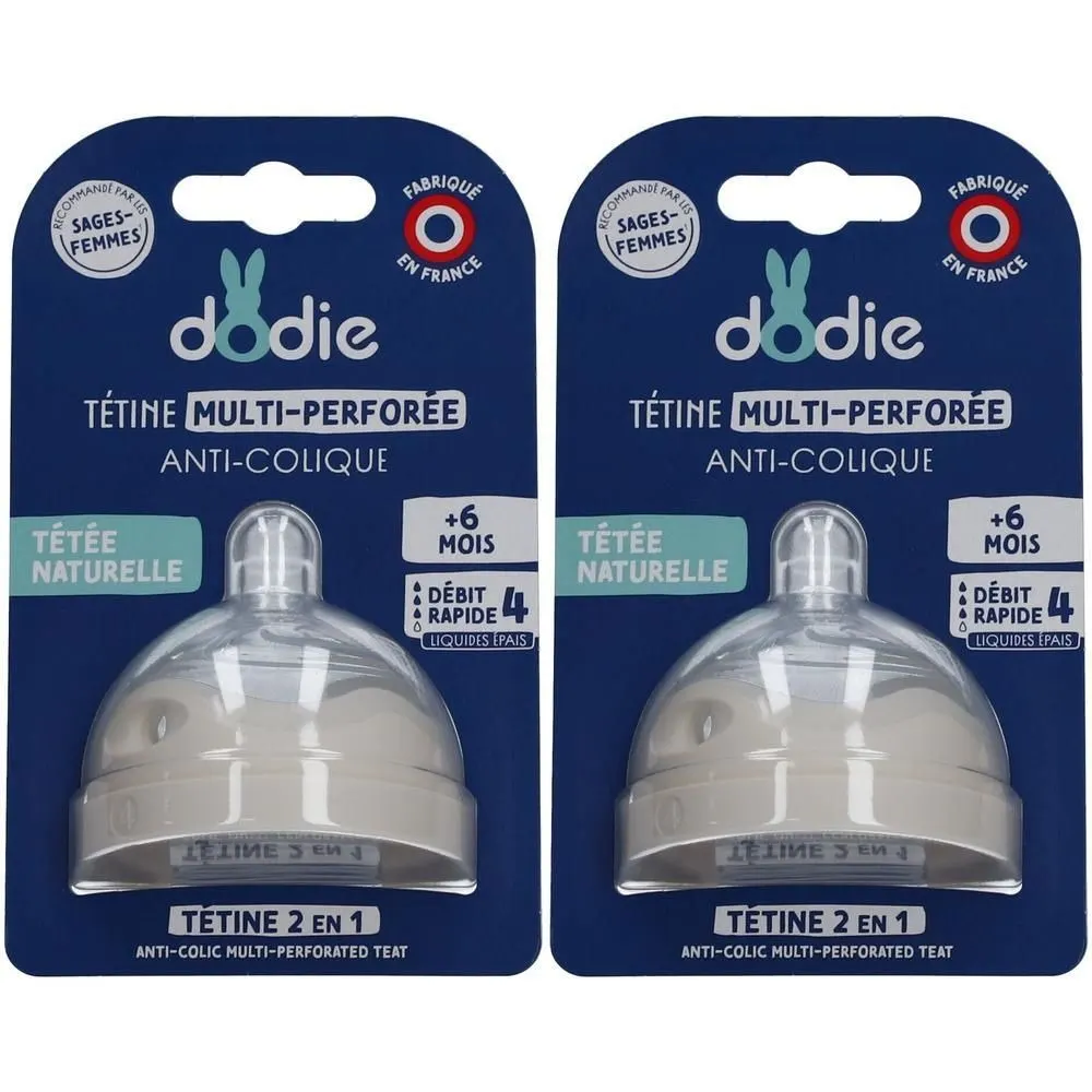 DODIE 2 TETINES INITIATION+ ANTI COLIQUE 6+ Mois 4