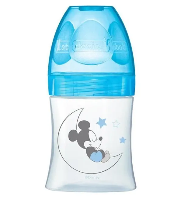 Dodie – Biberon Disney Baby Mickey Sensation+ Anti-colique tétine plate (0-6 M) – 150 ml