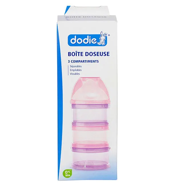 Dodie – علبة مقسمة للحليب – للبنات