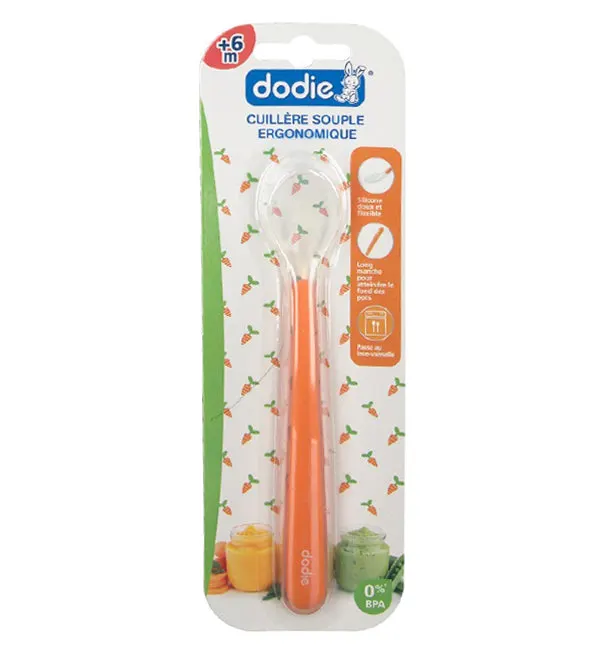 Dodie – ملعقة طويلة مرنة مريحة (6 أشهر+)