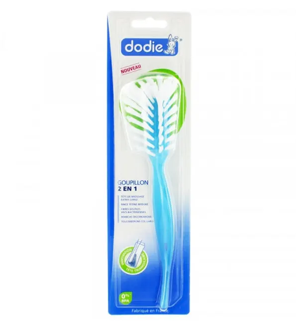 Dodie – فرشاة تنظيف الرضاعات 2 في 1