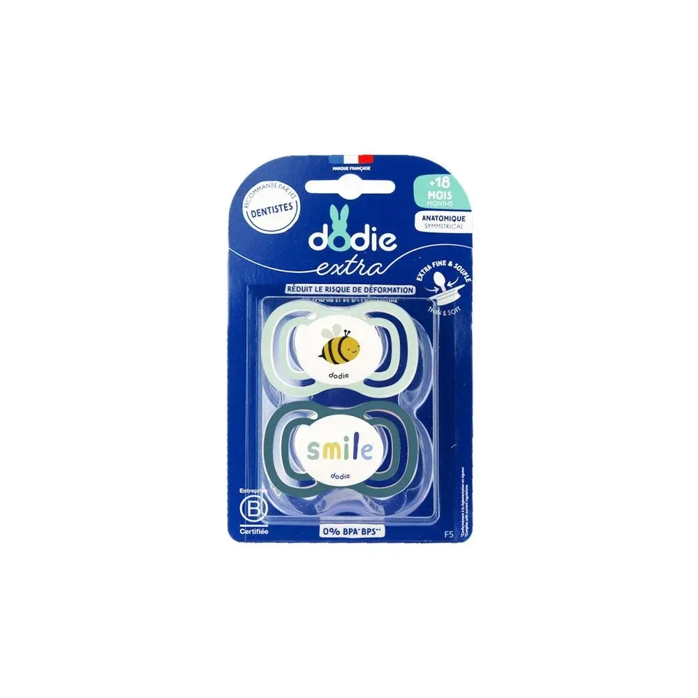 DODIE SUCETTE +18 MOIS DUO EXTRA FINE VERT F6