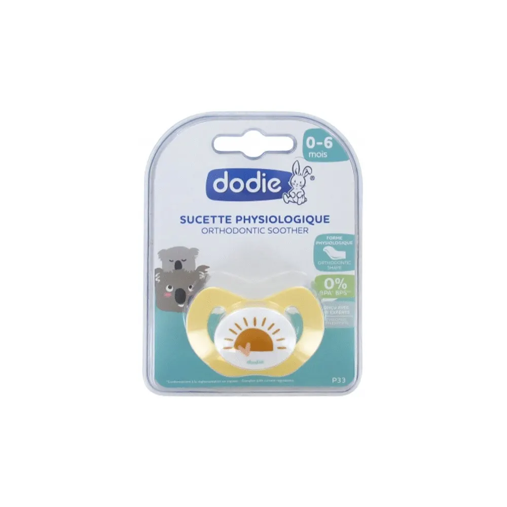 Dodie – Sucette Physiologique p33 soleil 0102