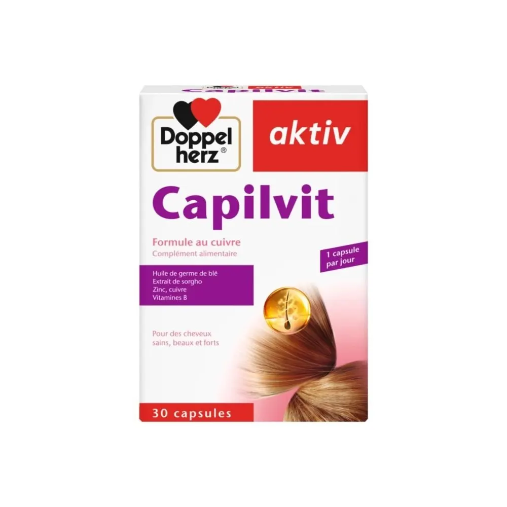 DOPPELHERZ Aktiv Capilvit 30 كبسولة