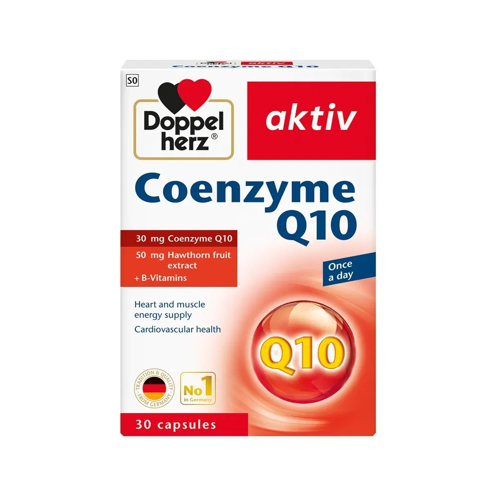 DOPPELHERZ Aktiv Coenzyme Q10 30 كبسولة
