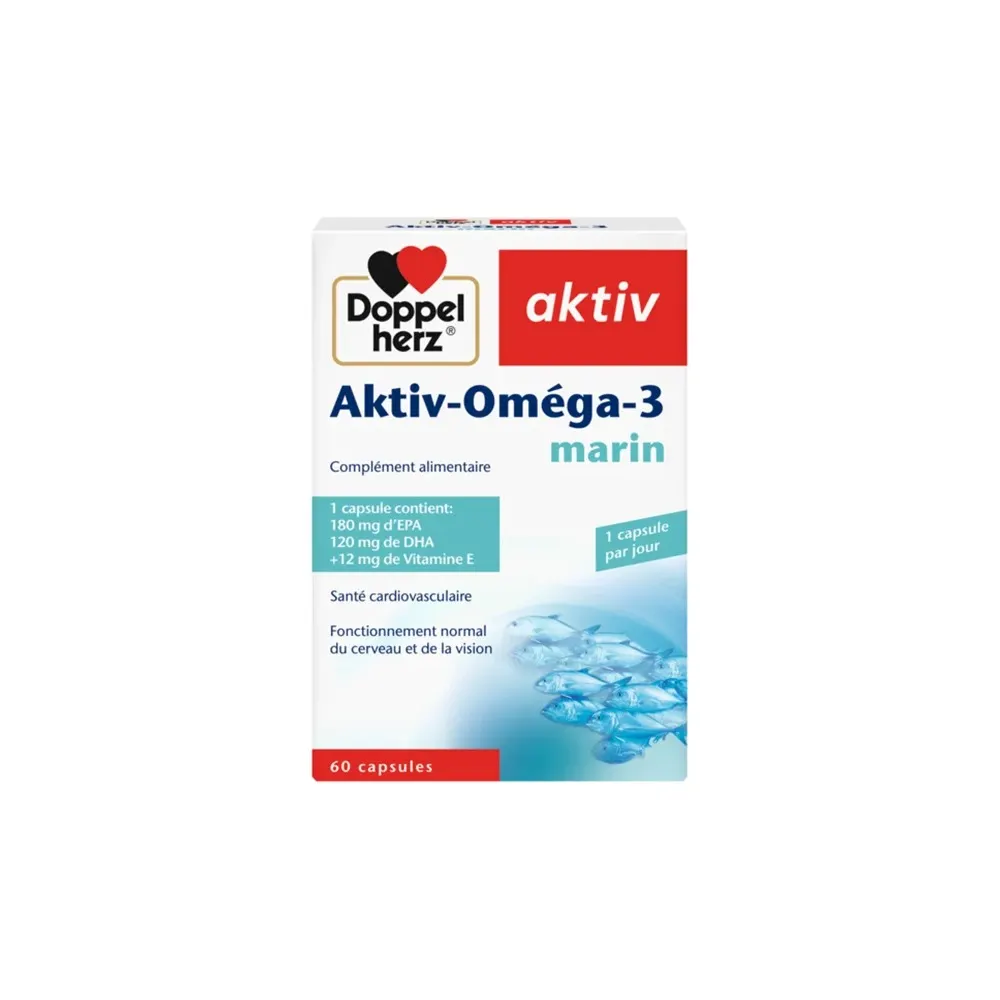 Doppelherz Aktiv أوميغا 3 60 كبسولة
