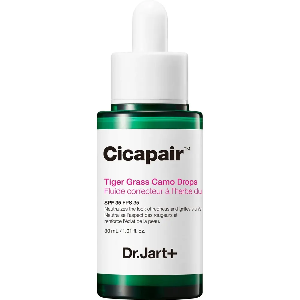 Dr. Jart+ Cicapair™ قطرات التمويه Tiger Grass SPF35 30 مل – عناية مصححة وحماية بإشراق طبيعي