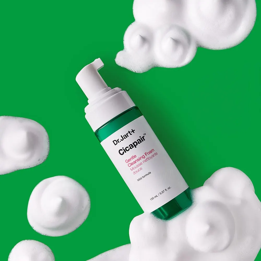 Dr. Jart+ Cicapair™ رغوة منظفة لطيفة 150 مل – عناية مهدئة ومنقية بعشبة النمر