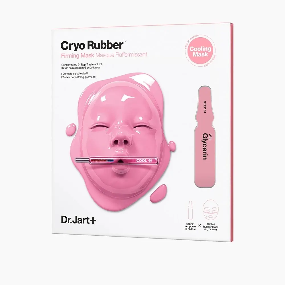 Dr. Jart+ Cryo Rubber™ مشدّ بالكولاجين 4 غ + 40 غ – قناع شدّ وعناية مجددة