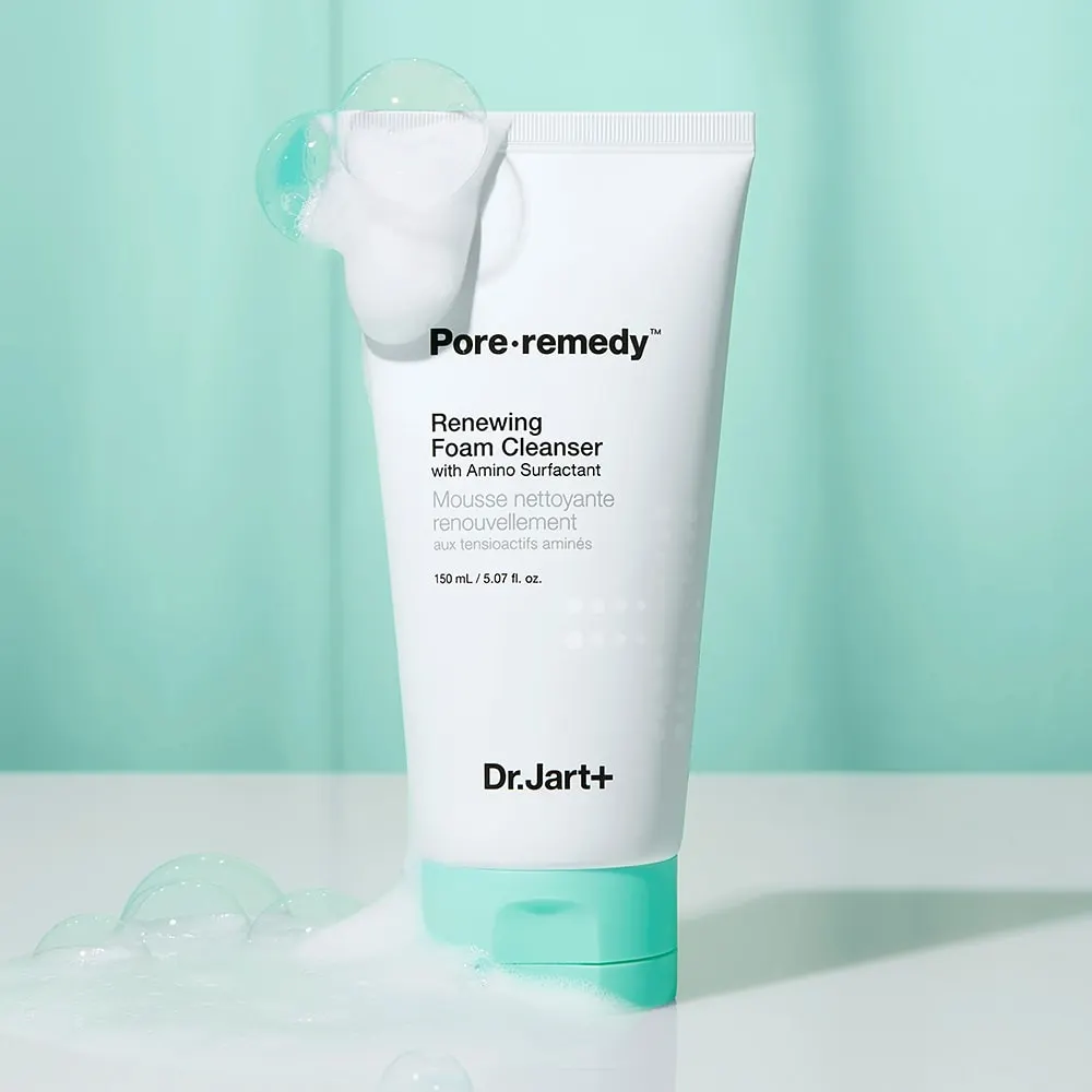 Dr. Jart+ Pore Remedy™ منظف رغوي مجدد بالغليسرين 150 مل – تنظيف لطيف ومضيّق للمسام