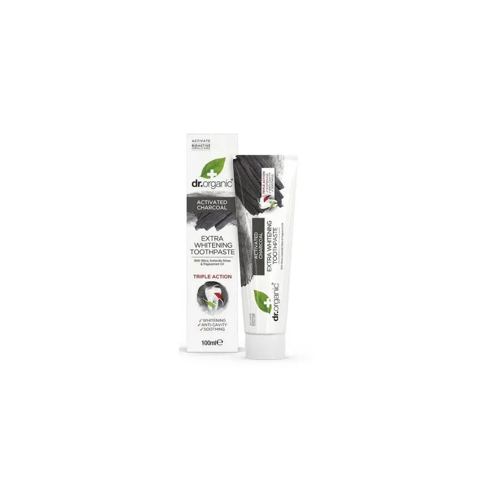 DR ORGANIC DENTIFRICE AU CHARBON 100 ML