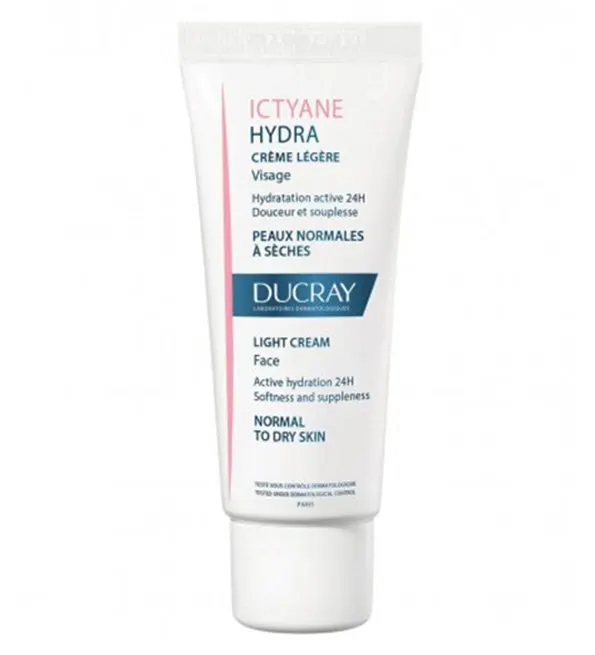 Ducray Ictyane Hydra كريم خفيف للوجه 40 مل