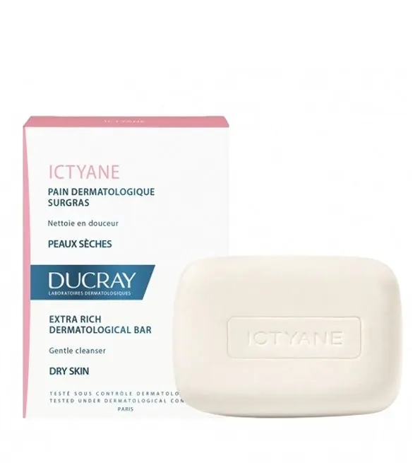 Ducray – Ictyane صابون طبي غني – 200 غ