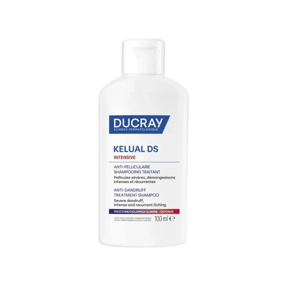 DUCRAY KELUAL DS INTENSIVE SHAMPOOING TRAITANT ANTI PELLICULAIRE 100 ML