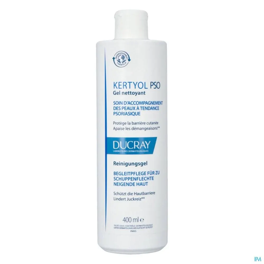 DUCRAY KERTYOL PSO gel nettoyant surgras 400 ml