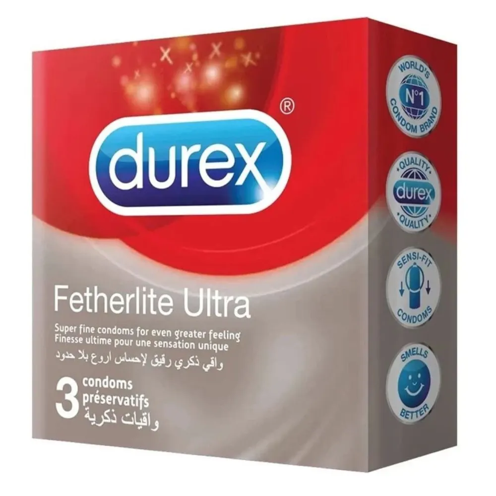 DUREX Fetherlite Ultra 3 واقيات ذكرية