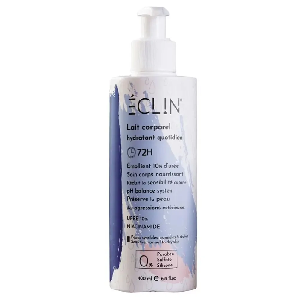 Eclin Lait Corporel Hydratant Quotidien 72h 400ml