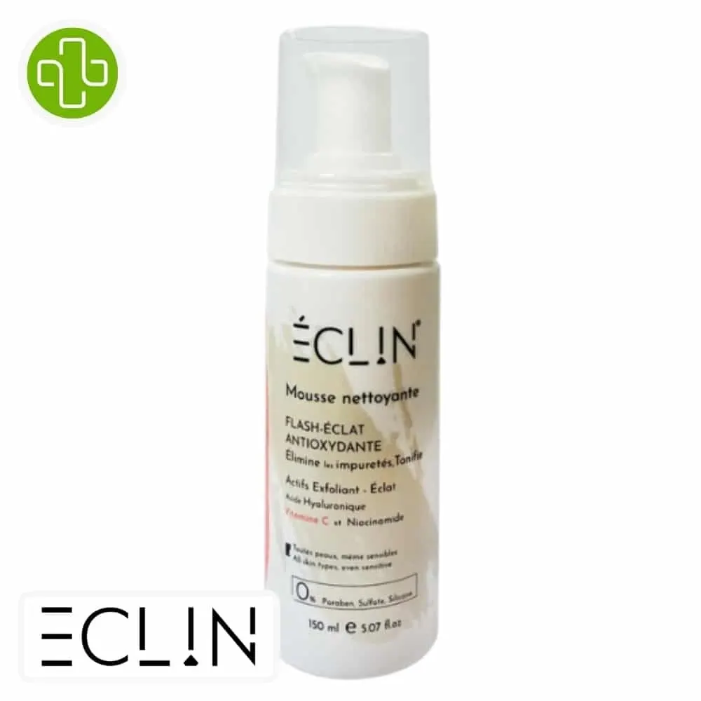 Eclin Mousse Nettoyant Flash Eclat 150ml