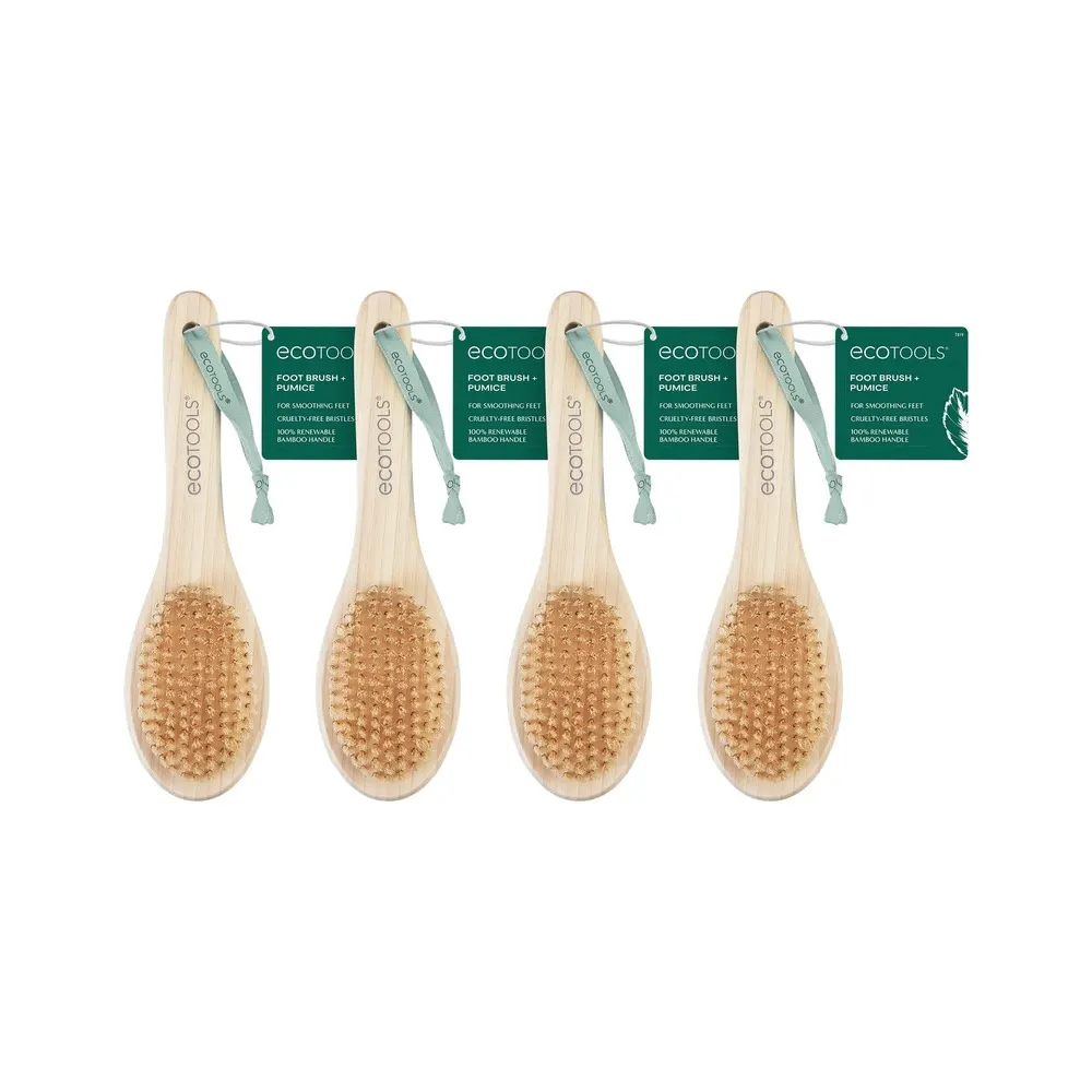 ECOTOOLS فرشاة القدم وحجر الخفاف