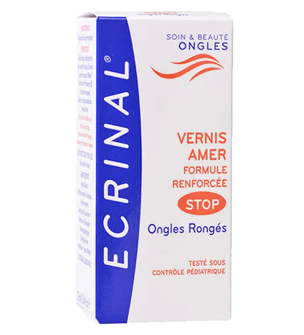 Ecrinal – Vernis Amer Stop ongles rongés – 10 ml